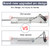 JQDML Upgrade Reciprocating Linear Actuator High Torque 40 lbs, 24V, 120rpm