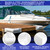 DaisyInner 2 Pack Boat Bumper Pontoon Corner Bumper Marine Corner Dock Fender Guard Boat Accessories, White Soft UV Resistant Marine Grade Vinyl, 9 x 9 x 5 Inches
