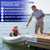 DaisyInner 2 Pack Boat Bumper Pontoon Corner Bumper Marine Corner Dock Fender Guard Boat Accessories, White Soft UV Resistant Marine Grade Vinyl, 9 x 9 x 5 Inches