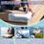 DaisyInner 2 Pack Boat Bumper Pontoon Corner Bumper Marine Corner Dock Fender Guard Boat Accessories, White Soft UV Resistant Marine Grade Vinyl, 9 x 9 x 5 Inches