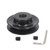Yeebyee AK28-5/8" Bored Single Groove Web Sheaves 2.8" OD 5/8"Bore V-Belt Sheave Cast Iron Belt Pulley for V-Belt (AK28-5/8", Single Groove)