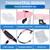 YOCTOSUN Magnifying Glasses with Light,0.75X-4.0X Magnifying Headset