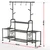 GIOTORENT 3-Tier Tall Metal Plant Stand Indoor Outdoor - Heavy Duty Plant Shelf for Garden, Patio, Balcony with 5 Hanging Hooks, Holds 16-25 Plants, Black