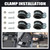 Universal Steel Roof Racks Spare Tire Carriers - for Spare Tires Up to 35"
