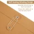 LDHHYH 75 Pack 9 x 13 Inch Kraft String Envelope File Folder for A4 Size Letter, 250gsm / 32LB Paper Mailing Envelope File Bag with Button String Closure, Large Document File Organizer - 3cm Width