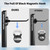 Bonsture 3pcs Magnetic Hooks, 2.65lb 5.3 Inch Long Heavy Duty Magnet Hooks