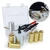 Zylorix One-Stop Pool Anchor Removal Tool Kit with 5 PCS Brass Pool Cover Anchors for Lock Inground Pool Cover, Anchor Replacement Tool Kit, Removal and Reinstall Anchors Tool Kit with Storage Box