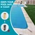 Zylorix One-Stop Pool Anchor Removal Tool Kit with 5 PCS Brass Pool Cover Anchors for Lock Inground Pool Cover, Anchor Replacement Tool Kit, Removal and Reinstall Anchors Tool Kit with Storage Box