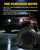 OFFROAD GAMERS X-Design 7 Inch Round LED Headlights Compatible with Jeep Wrangler JK TJ LJ, High Performance Projector Eyes with White X-Shape DRL & Amber Signal, DOT SAE Legal