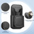 SKYREH Stethoscope Holder Clip, PU Leather Hip Holster, Black