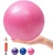 MOMPLUS 6 Inch Exercise Pilates Mini Yoga Balls Barre for Home Stability Squishy Training Physical Therapy Improves Balance Core Strength Comes with Pump(Pink, 6 Inch)