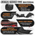 TripleAliners Hood Deflector Protector for Gladiator 2020+ & 2018+ Wrangler