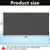 Hlimior 36 ft x 18 ft Black Pool Leaf Net for Rectangle Inground Above Ground Pool Screen Fine Mesh Sunshade Catches Leaves