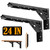 RedCall 24inch Floating Shelf Bracket,Garage Heavy Duty Folding Shelf Brackets,Wall Mounted Collapsible Shelf Bracket,Max Load 330lb,(Pack of 2, No Board)