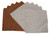Copper Lane Lint Streak-Free Microfiber Cleaning Cloths, Tan and Copper