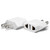 Unidapt European to US Plug Adapter, 220V to 110V Pin Converter, 2-Pack
