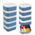 CONEHOY 10 Pcs 6oz Silicone Freezer Containers with Lid Reusable Food Preserving Tray Dark Blue Rectangle Ice Trays Soup Freezer Molds Silicone Soup Containers for Stews Soups Sauces