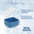 CONEHOY 10 Pcs 6oz Silicone Freezer Containers with Lid Reusable Food Preserving Tray Dark Blue Rectangle Ice Trays Soup Freezer Molds Silicone Soup Containers for Stews Soups Sauces