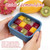 CONEHOY 10 Pcs 6oz Silicone Freezer Containers with Lid Reusable Food Preserving Tray Dark Blue Rectangle Ice Trays Soup Freezer Molds Silicone Soup Containers for Stews Soups Sauces