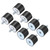 uxcell 4pcs M8x23mm Rubber Isolator Mounts with Studs 40x30mm Male Female Vibration Shock Absorber Zinc Plated Cylindrical Thread Mounts Anti Vibration Isolators with 4pcs M8 Lock Nuts