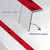 iHomeBlinds 100% Flexible Blackout Light Blocking Strips 60" 78" 118" for Blinds & Shades 2PCS (118" 2PCS)