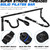 Pilates Bar Kit with Resistance Bands for Working Out, 210lbs Heavy Resistance Bands with Handles, Pilates Equipment with Resistance Band Bar for Men Women, Home Gym Full Body Workout Equipment
