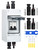 DIHOOL 40 Amp Solar Disconnect Switch with DC Circuit Breaker Box for Solar Panels, IP65 Outdoor