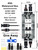 DIHOOL 40 Amp Solar Disconnect Switch with DC Circuit Breaker Box for Solar Panels, IP65 Outdoor