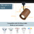 BISAMIYA Modern H Type Track Lighting, Black, Pack of 3