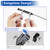 BLIKA 20 Pack 3/16" Black Swageless Invisible Cable Railing Kits