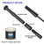 BLIKA 20 Pack 3/16" Black Swageless Invisible Cable Railing Kits