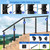 BLIKA 20 Pack 3/16" Black Swageless Invisible Cable Railing Kits