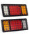 Partsam 2Pcs LED Truck Trailer Tail Lights Bar Kit 40 LED Waterproof Tail Turn Signal Brake Light Running Reverse Light with Iron Net Protection 5 Wires 10V-30V for Truck Boat Trailer UTV RV Camper