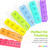 AUVON Large Moisture-Proof Weekly Pill Organizer 4 Times a Day, BPA-Free