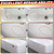 Bath Tub Repair Kit, Fiberglass Tile and Shower Repair Kit Porcelain Repair Kit, Bathtub Repair Kit Repair Chips Dents Cracks Scratches from Ceramic, Marble, Quartz, Resin, Acrylic（White）