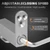 Self Closing Pivot Door Hinge, Heavy Duty Hidden Hinge for Commercial and Home Use, Opens Inward & Outward for Wooden Secret Door(Black)