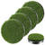 Junkin 4 Pack Golf Hole Cup Cover Simulated Green Lawn and Metal Base