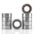 R188 Open Deep Groove Ball Bearing, 1/4" mmx1/2 mmx3/16 mm Fidget Spinner Bearing with Nylon Caged (50PCS) (50)