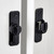 Black 90/180 Degree Flip Latch,Zinc Alloy Barn Door Latch