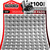 Cabinet Door Bumpers X-Protector 100 PCS – Small Felt Pads 3/8” (Grey)