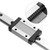 uxcell 2pcs MGN9 300mm Linear Guide Rail with 2pcs MGN9H Sliding Carriage Block Bearing Steel and 2pcs Plastic Mini MGN12 Linear Guide for DIY 3D Printers and CNC Machine, Silver