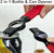 DUNLAGUE 2-in-1 Soda Can Tab & Beer Bottle Opener, Red, 2-Pack