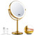 9" Makeup Mirror with Lights, 1X/20X Rechargeable Magnifying Mirror