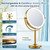 9" Makeup Mirror with Lights, 1X/20X Rechargeable Magnifying Mirror