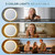9" Makeup Mirror with Lights, 1X/20X Rechargeable Magnifying Mirror