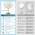 9" Makeup Mirror with Lights, 1X/20X Rechargeable Magnifying Mirror