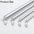 16mm x 400mm (0.63 x 15.75 inch) Linear Motion Rods Shaft (Pack of 2)- Case-Hardened Chrome Linear Rails Guide for 3D Printers, CNC, Robotics & DIY - Metric h8 Tolerance