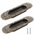 Biaungdo 2 Pcs Recessed Flush Handles,Antique Bronze,147mm/5.78"