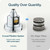 MyHalos Handheld Filtered Shower Head, High Pressure, Removes Chlorine