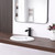 KARAMAG Bathroom Vessel Sink 18'' x 15'' Semi Recessed Bathroom Sink Oval Drop-in Vanity Sink with Overflow White Ceramic Modern Art Basin